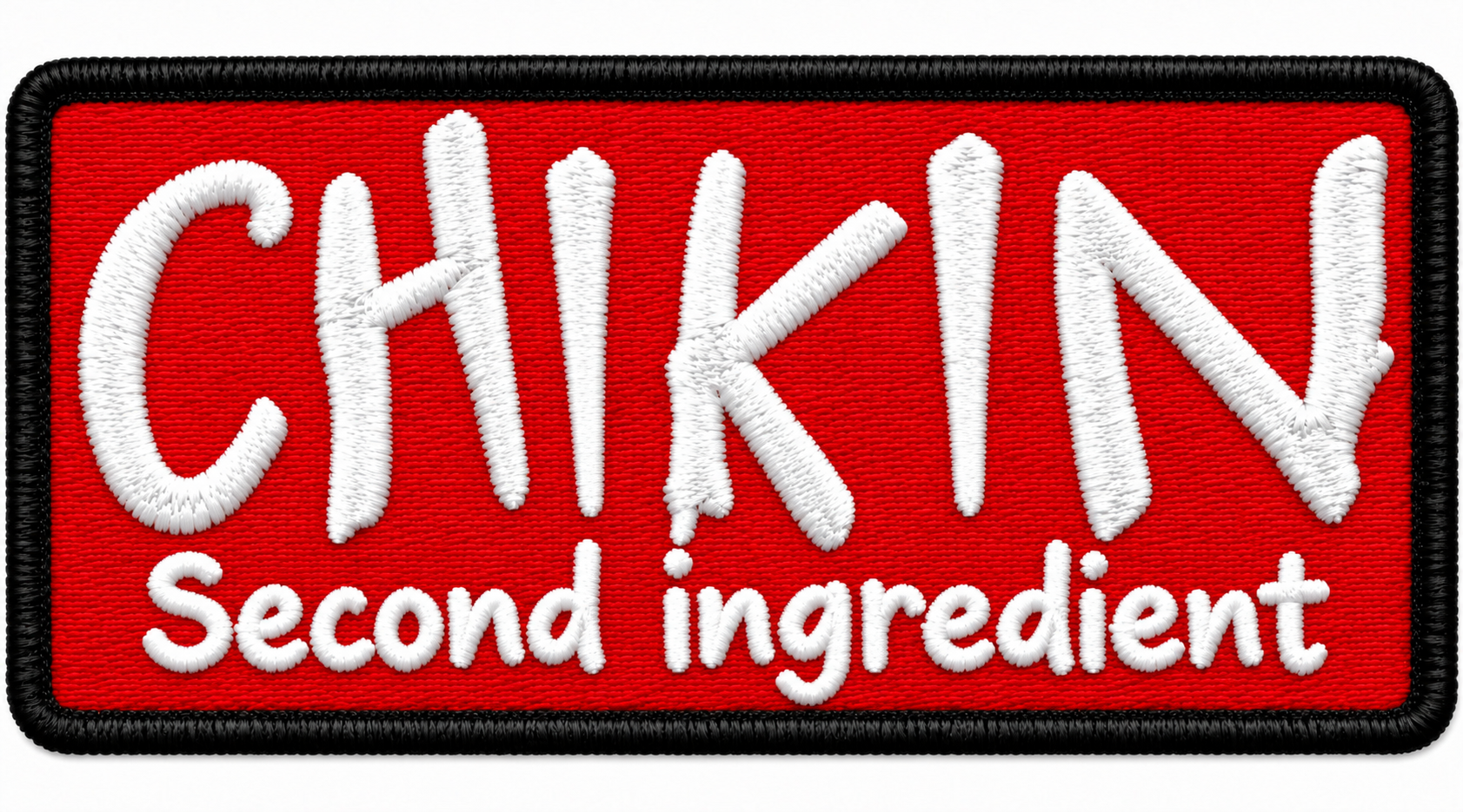 CHIKIN Red Special Project — StashHat™ embroidered patch