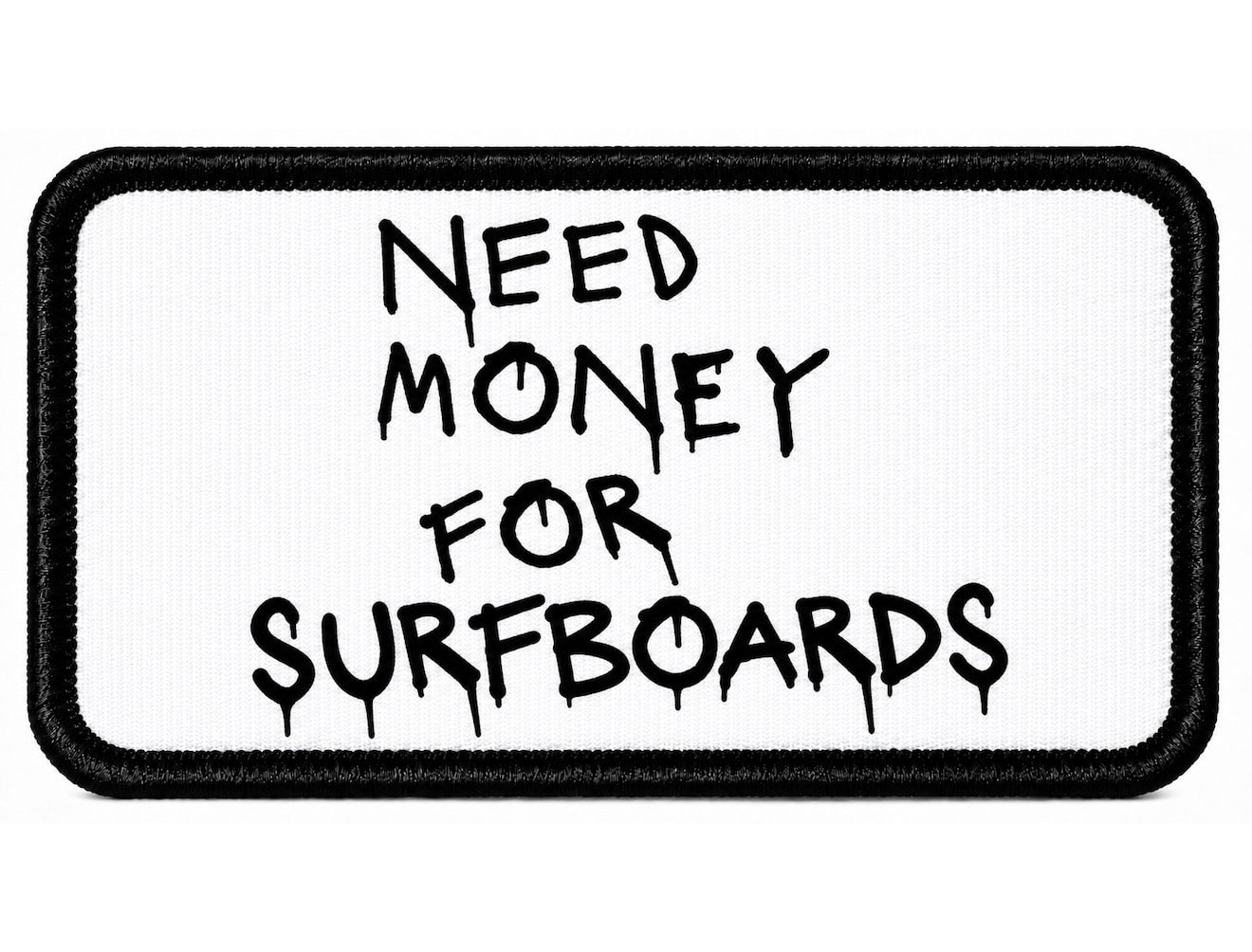 StashHat™ Need Money for Surfboards — embroidered patch by Recall Studio