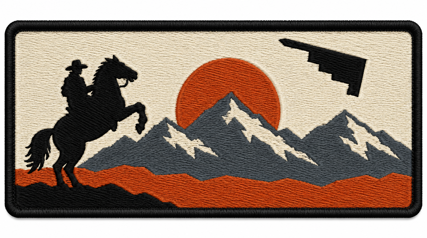 StashHat™ Spurs & Stealth — embroidered patch by Recall Studio